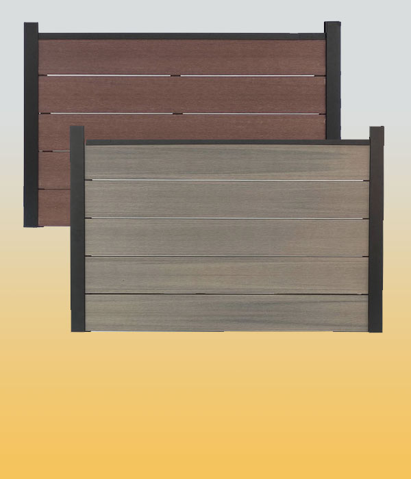 Valla Fluvià: Empotrable imitación madera