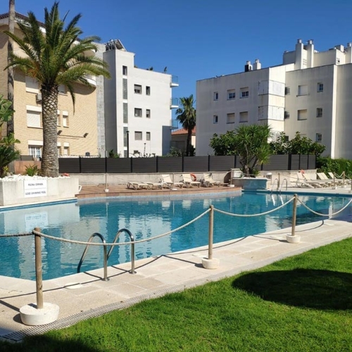 Nuestra valla ter es ideal para delimitar exteriores de hoteles